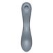 Вакуумный стимулятор клитора Satisfyer Curvy Trinity 1, 17 см (серый) 36767 фото 4