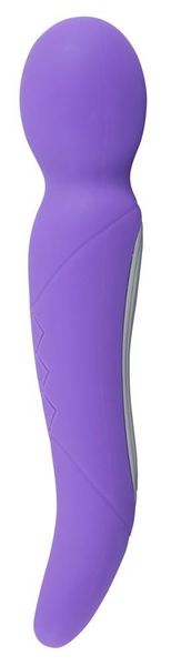 Універсальний масажер Sweet Smile Rechargeable Dual Motor Vibe, 22 см (фіолетовий) 5022 фото