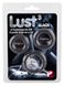 Набор эрекционных колец Lust 3 Black, 3 шт (черный) 5159 фото 4