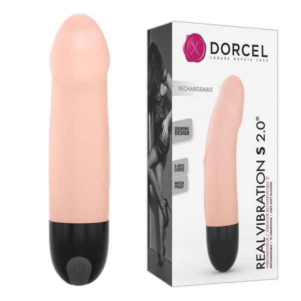 Вибратор Dorcel Real 2.0 S, 15,2 см (телесный) 18049 фото