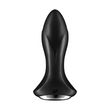 Анальна пробка Satisfyer Rotator Plug 1+, 12.8 см (чорний)