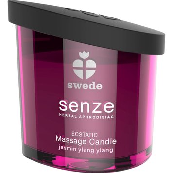 Массажная свеча Senze Ecstatic Massage Candle жасмин/иланг-иланг, 50 мл 15001 фото