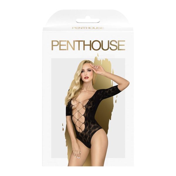 Боди Penthouse Lingerie Salute Me, XL (черный) 14228 фото