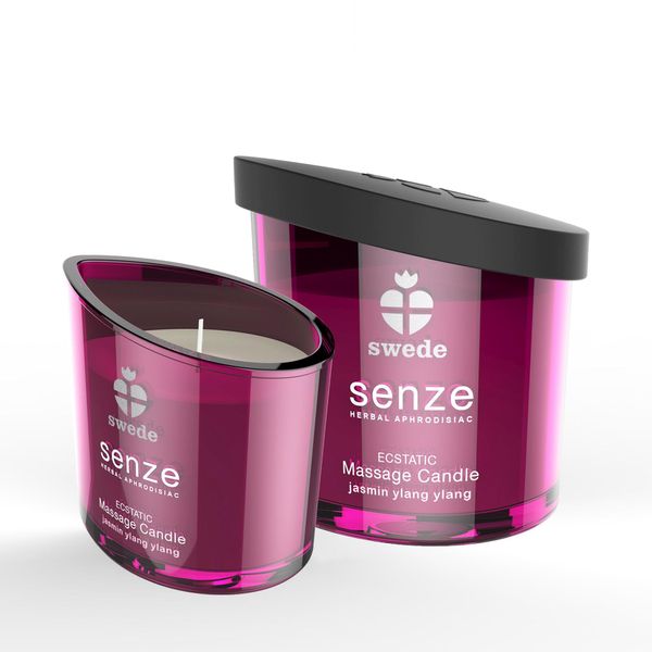 Массажная свеча Senze Ecstatic Massage Candle жасмин/иланг-иланг, 50 мл 15001 фото