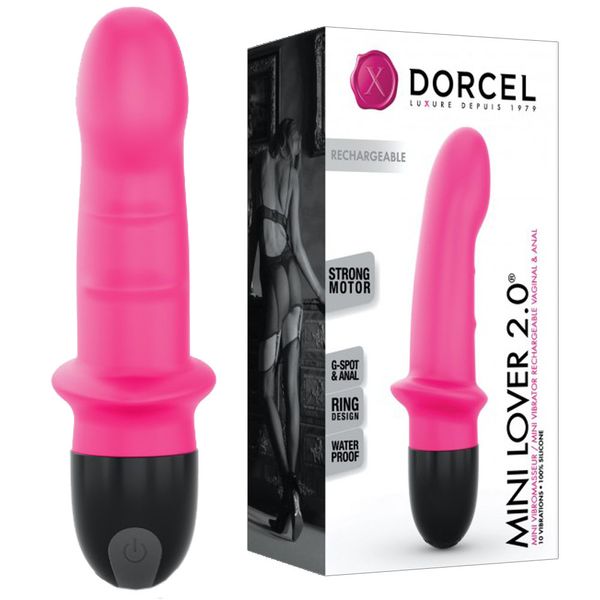 Вибратор Dorcel Mini Lover 2.0, 16,5 см (розовый) 18056 фото