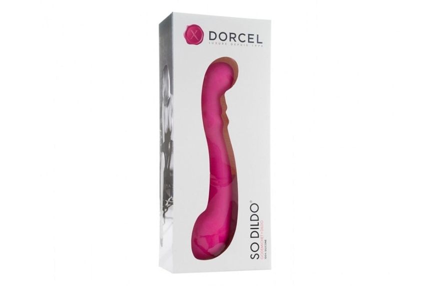 Двосторонній фалоімітатор Dorcel So V2, 22,4 см (фуксія) 12802 фото