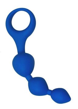 Kulki analne Alive Triball Anal Curves, 15 cm (niebieski) 3823 zdjęcie