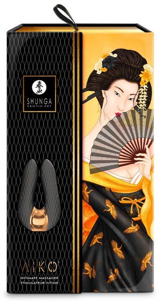 Wibrator Shunga Aiko Intimate, 10.8 cm (czarny) 15192 zdjęcie