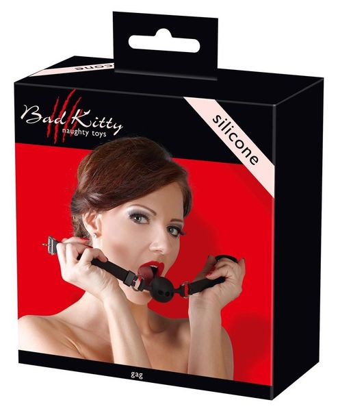 Knebel Bad Kitty Naughty Toys (czarny) 6782 zdjęcie