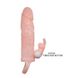 Насадка на пеніс Brave Men Vibro Penis Sleeve, 17 см (тілесний) 9005 фото 4