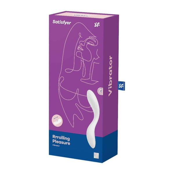 Wibrator Satisfyer Rrrolling Pleasure, 22 cm (biały) 20337 zdjęcie