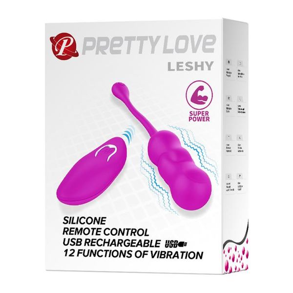 Виброяйцо Pretty Love Leshy, 18,6 см (фиолетовый) 11634 фото