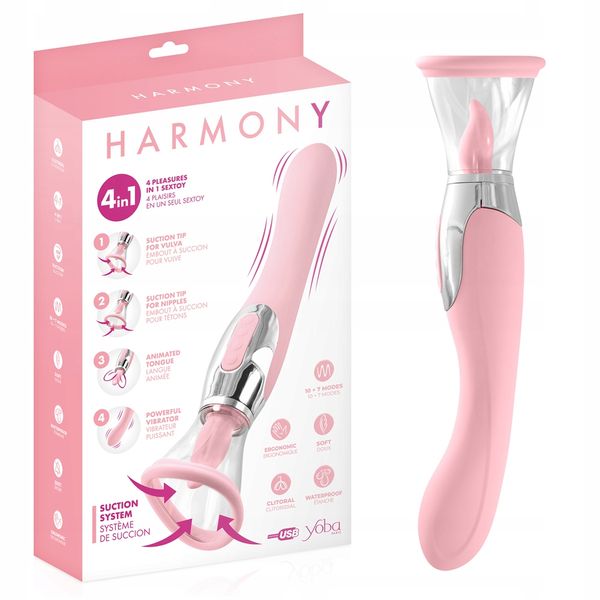 Wibrator YOBA Harmony Rose, 22,5 cm (różowy) 18307 zdjęcie