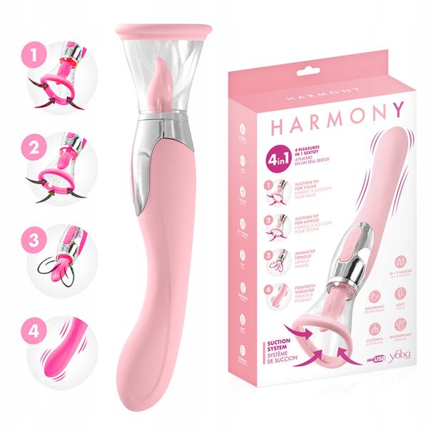 Wibrator YOBA Harmony Rose, 22,5 cm (różowy) 18307 zdjęcie