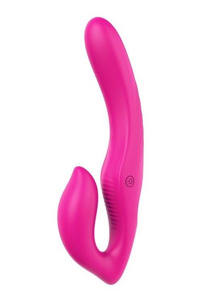 Strapon Vibes Of Love Remote Double Dipper, 22 cm (różowy) 8164 zdjęcie