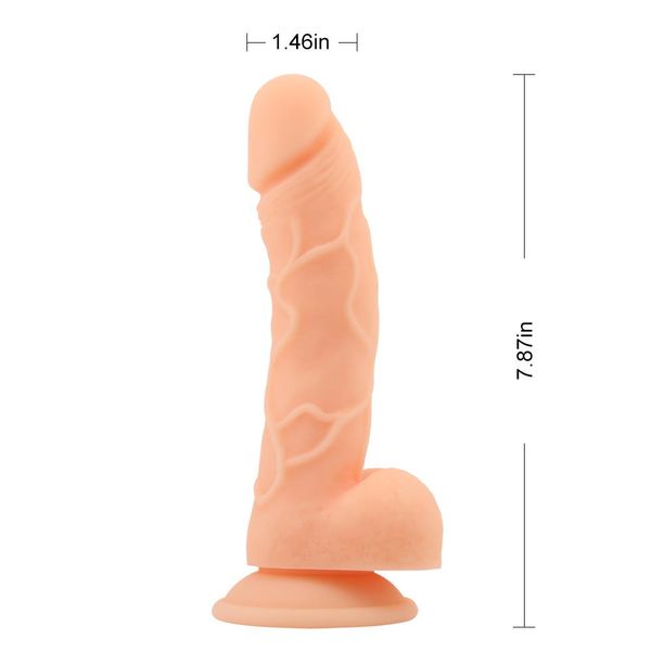 Dildo z przyssawką Chisa Naked Legend Labour, 20 cm (w kolorze cielistym) 13400 zdjęcie