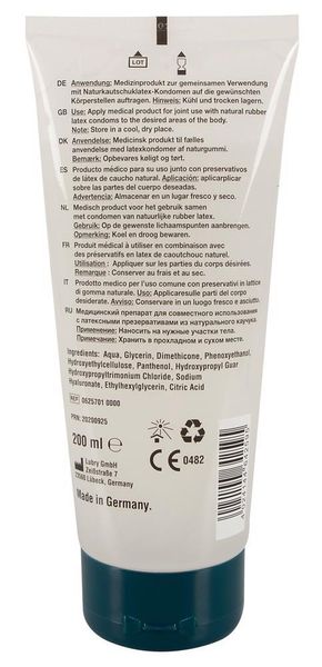 Lubrykant analny Just Glide Premium Anal, 200 ml 11247 zdjęcie