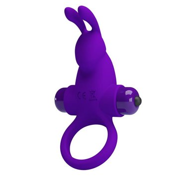 Pierścień wibracyjny Pretty Love Vibro Penis Ring Rabbit, 11,3 cm (fioletowy) 9020 zdjęcie