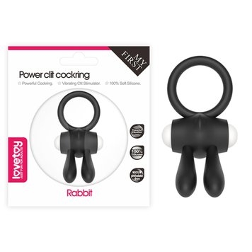 Pierścień wibrujący LoveToy Power Clit, 7,5 cm (czarny) 14439 zdjęcie