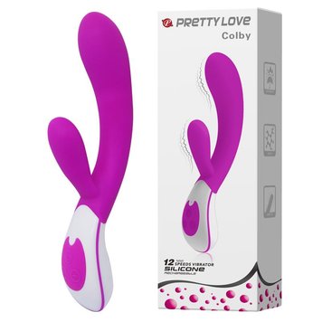 Wibrator królik Pretty Love Colby Vibrator, 21,5 cm (fioletowy) 7644 zdjęcie