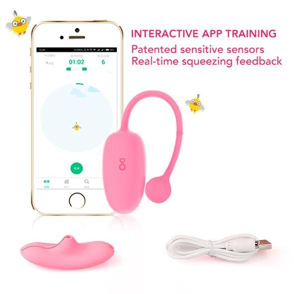 Виброяйцо Magic Motion Kegel Coach Smart Exerciser, 19 см (розовый) 12533 фото