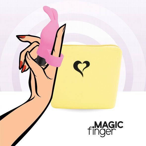 Wibrator na palec FeelzToys Magic Finger, 10 cm (różowy) 12644 zdjęcie