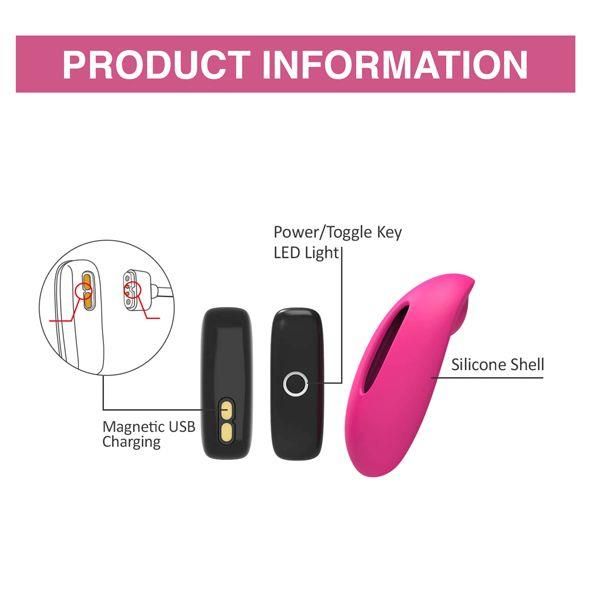 Wibrator Magic Motion Candy Smart Wearable Vibe, 7,8 cm (różowy) 12529 zdjęcie