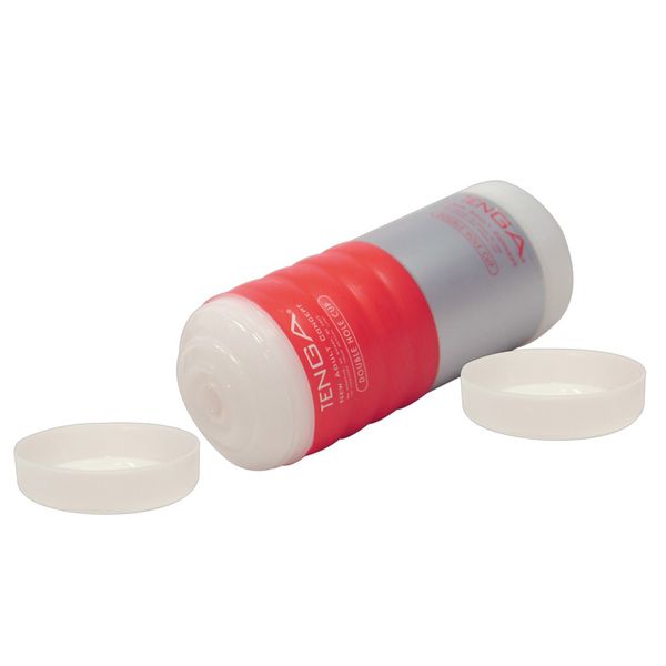 Мастурбатор двусторонний Tenga Dual Feel Cup, 15 см (белый) 18563 фото