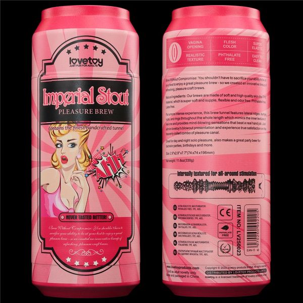 Masturbator Pleasure Brew Imperial Stout, 19,8 cm (cielisty) 22247 zdjęcie