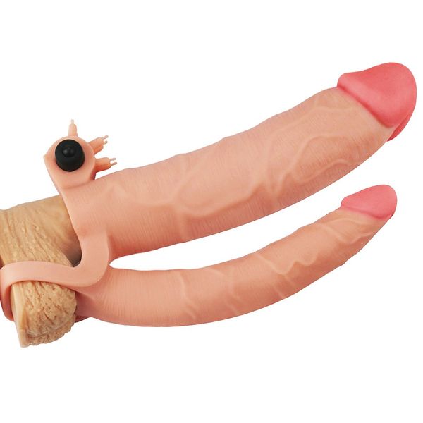 Nasadka na penisa Pleasure X-Tender Flesh Add 3, 21 cm (cielisty) 22141 zdjęcie