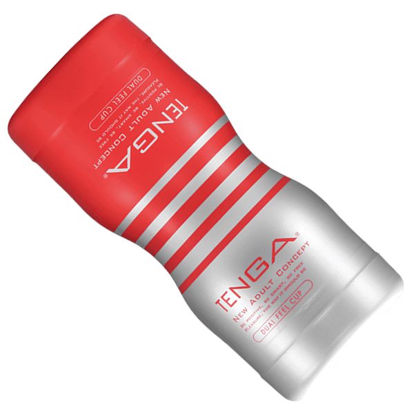 Мастурбатор двусторонний Tenga Dual Feel Cup, 15 см (белый) 18563 фото