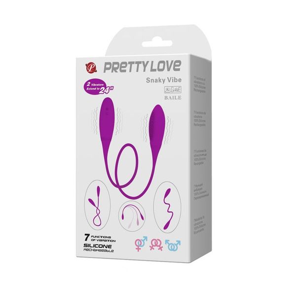 Wibrator Pretty Love Snaky Vibe, 60 cm (fioletowy) 21890 zdjęcie