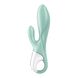 Вибратор-кролик Satisfyer Air Pump Bunny 5+, 21,5х3.6 см (мятный) 16959 фото 4