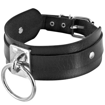 Obroża z pierścieniem Fetish Tentation Choker Ring, 41,1 cm (czarny) 18013 zdjęcie