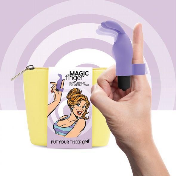 Вібратор на палець FeelzToys Magic Finger, 10 см (фіолетовий) 12645 фото