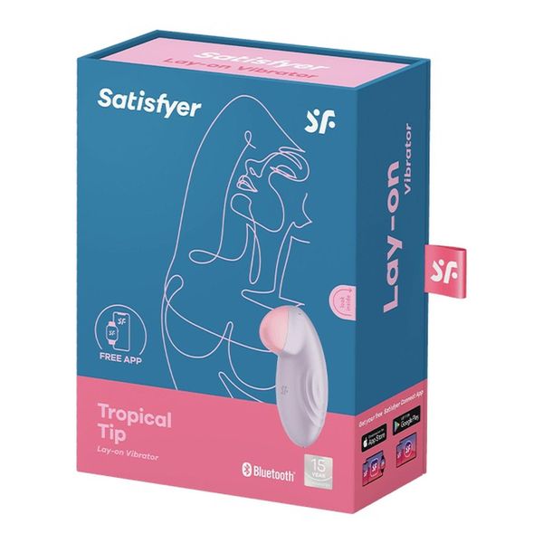 Wibrator do łechtaczki Satisfyer Tropical Tip, 8,5 cm (lilowy) 14886 zdjęcie