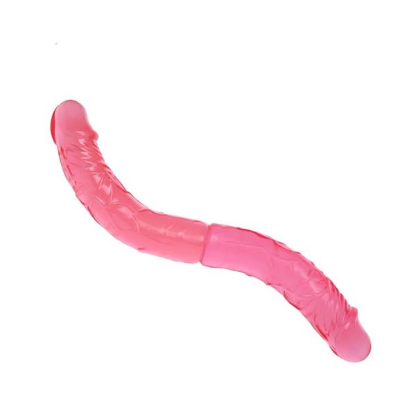 Podwójne dildo LyBaile Double Dong, 37,4 cm (różowy) 9044 zdjęcie