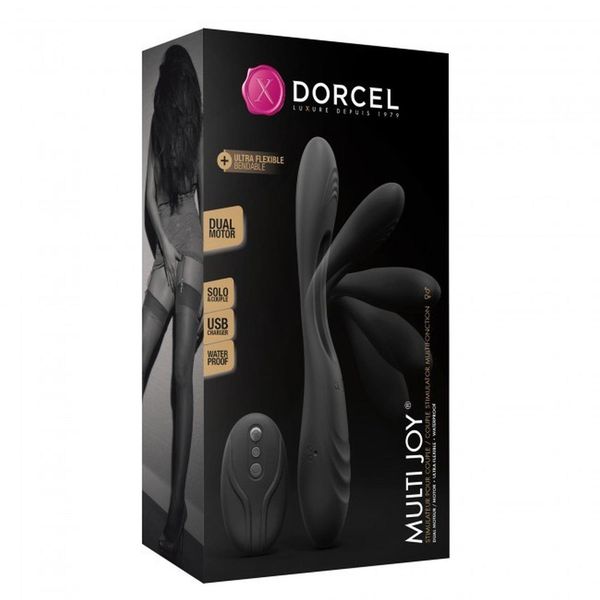 Wibrator dla par Dorcel Multi Joy, 20 cm (czarny) 12870 zdjęcie