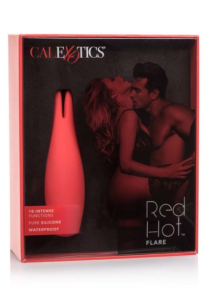 Wibrator do łechtaczki CalExotics Red Hot Flare, 11,5 cm (czerwony) 6525 zdjęcie