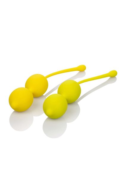 Kulki gejszy CalExotics Kegel Training Set Lemon, 19 cm (żółty) 7331 zdjęcie