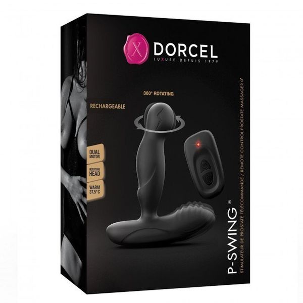 Masażer prostaty Dorcel P-Swing, 12,5 cm (czarny) 12814 zdjęcie