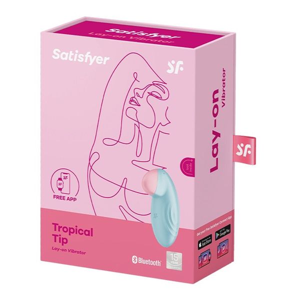 Wibrator do łechtaczki Satisfyer Tropical Tip, 8,5 cm (niebieski) 14887 zdjęcie