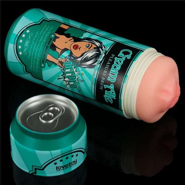 Masturbator LoveToy Pleasure Brew Cream Ale, 19,8 cm (w kolorze cielistym) 22249 zdjęcie