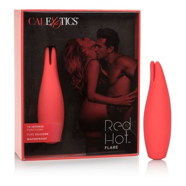 Wibrator do łechtaczki CalExotics Red Hot Flare, 11,5 cm (czerwony) 6525 zdjęcie