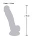 Фаллоимитатор Medical Silicone Dildo, 18 см (телесный) 6536 фото 6