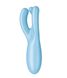 Wibrator do łechtaczki Satisfyer Threesome 4, 14 cm (niebieski) 13281 zdjęcie 2