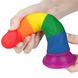 Dildo LoveToy Prider 7", 18.5 cm (tęczowy) 14378 zdjęcie 9