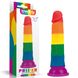 Dildo LoveToy Prider 7", 18.5 cm (tęczowy) 14378 zdjęcie 10