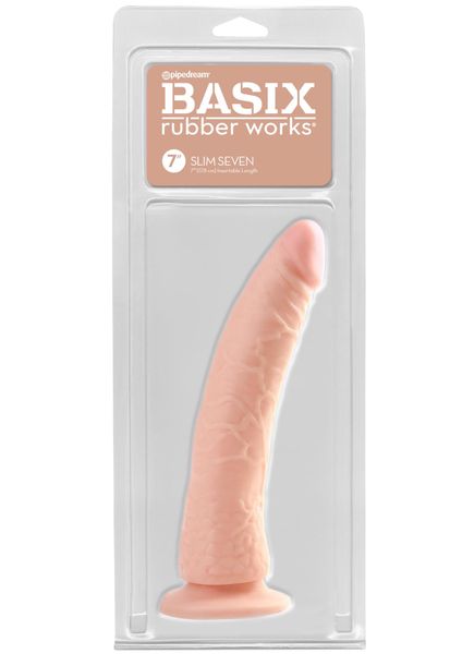 Dildo Basix Slim, 18 cm (w kolorze cielistym) 4085 zdjęcie