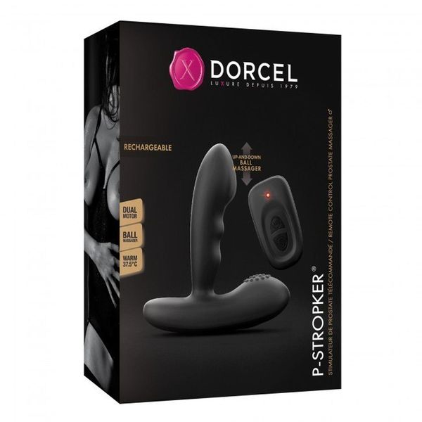 Масажери простати Dorcel P-Stroker, 11,2 см (чорний) 12815 фото